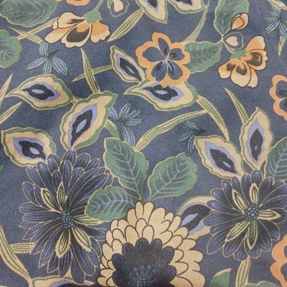 Natural Life Sweatshirt Hoodie OSPrinted Pullover Floral Pockets S/M Navy - Picture 5 of 10